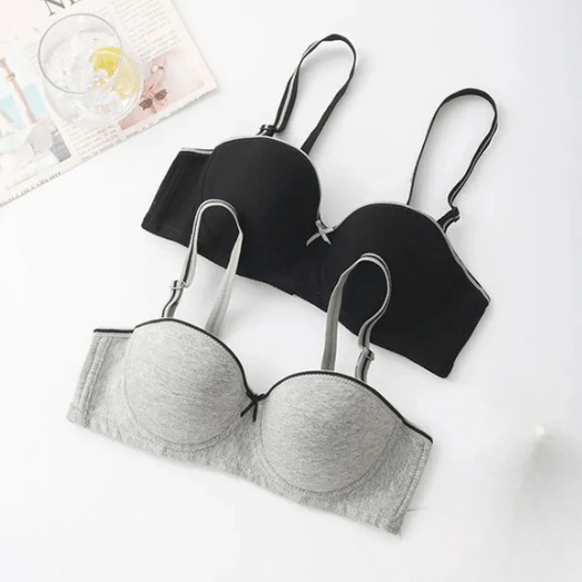 Elaveia Everyday Cotton Padded Wired Bra Comfortable Daily Support with Natural Shape - Elaveia