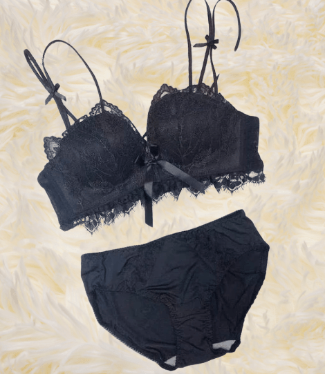 Elaveia Soft Push - Up Embroidered Bridal Bra & Panty Set - Elaveia