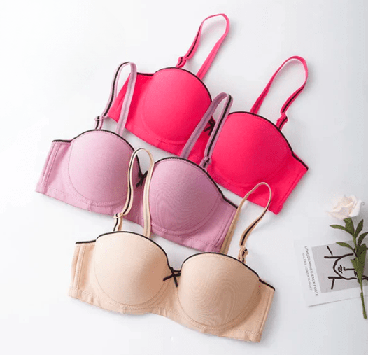 Elaveia Everyday Cotton Padded Wired Bra Comfortable Daily Support with Natural Shape - Elaveia