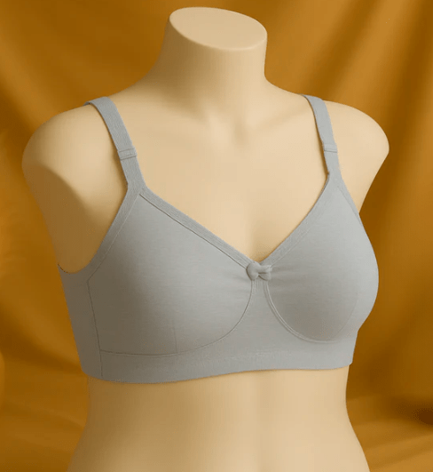 Non - Padded 2 in 1 Cotton T-Shirt Bra Full Coverage with Soft Invisible Straps - Elaveia