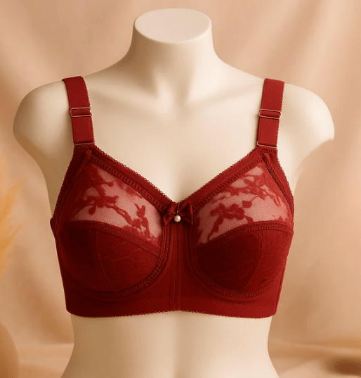 Non Padded Non Wired Full Coverage Bra Plus Size Everyday Comfort - Elaveia