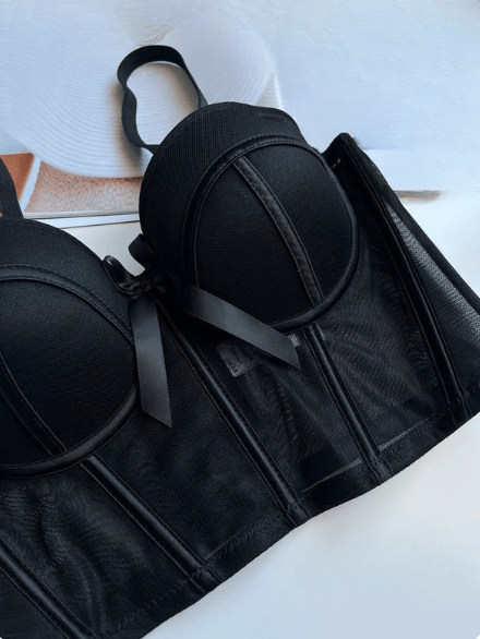 Wired Half Cup Padded Push - Up Bra High Quality Camisole Style Top - Elaveia