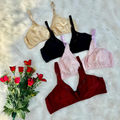 New Pack Of 4 Cotton Bliss High Quality Non Padded Bras Regular