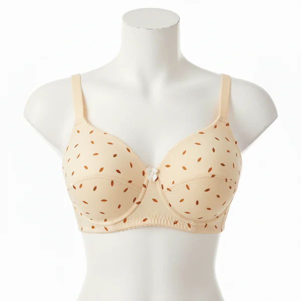 Pack Of 4 Light Padded Cotton Printed Soft & Breathable Bra