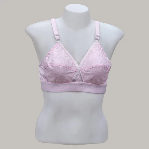 Pack Of 4 Cross Design Women Ladies Girls Cotton Bra Blouse Brazier