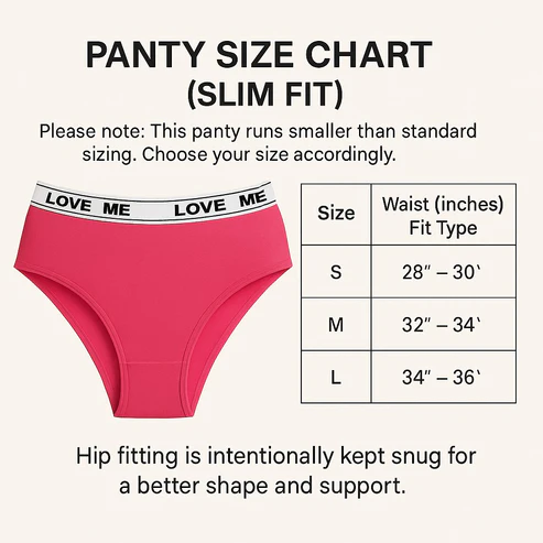 Elaveia Plain Love Patti Casual Use Cotton Panties 606
